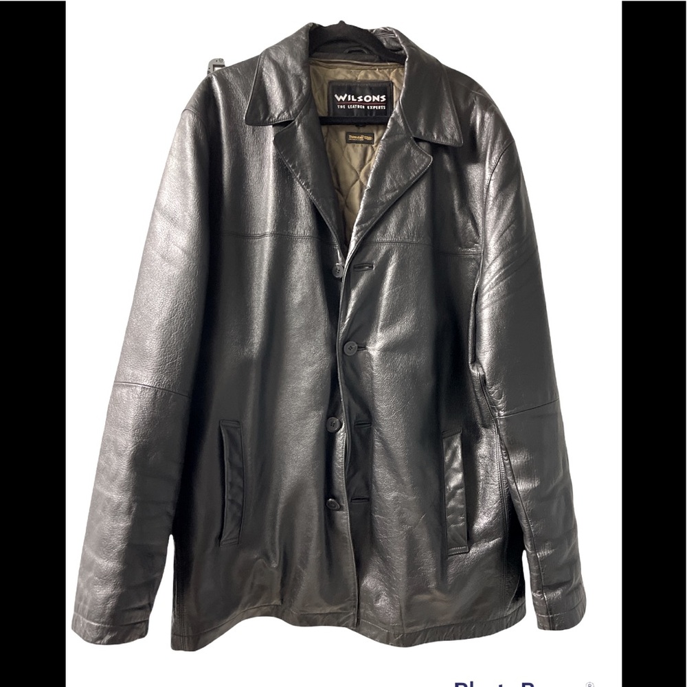 Wilson retro leather jacket